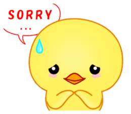 Chick with 40 emotion or pattern sticker #7130097