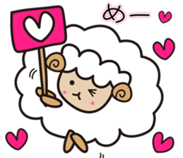 Kawaii Cute Unique&Awesome Sheep Sticker sticker #7130605