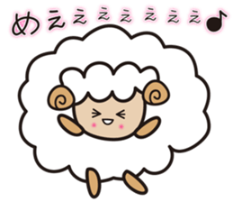 Kawaii Cute Unique&Awesome Sheep Sticker sticker #7130609