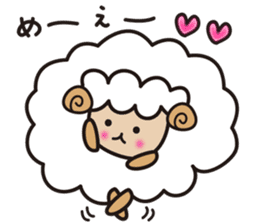 Kawaii Cute Unique&Awesome Sheep Sticker sticker #7130612