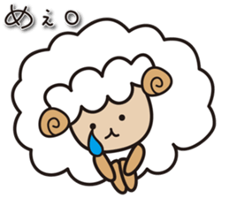 Kawaii Cute Unique&Awesome Sheep Sticker sticker #7130613