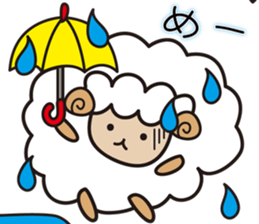 Kawaii Cute Unique&Awesome Sheep Sticker sticker #7130617