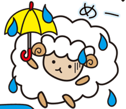 Kawaii Cute Unique&Awesome Sheep Sticker sticker #7130617