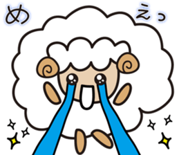 Kawaii Cute Unique&Awesome Sheep Sticker sticker #7130625