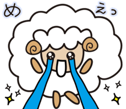 Kawaii Cute Unique&Awesome Sheep Sticker sticker #7130625