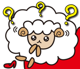 Kawaii Cute Unique&Awesome Sheep Sticker sticker #7130626