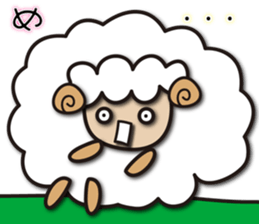 Kawaii Cute Unique&Awesome Sheep Sticker sticker #7130630