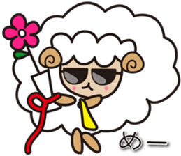 Kawaii Cute Unique&Awesome Sheep Sticker sticker #7130636