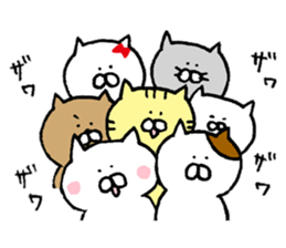 Word of a dry cat sticker #7130727