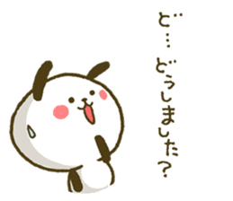 Panda Rabbit 2 sticker #7130984
