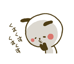 Panda Rabbit 2 sticker #7130990