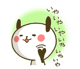 Panda Rabbit 2 sticker #7130993