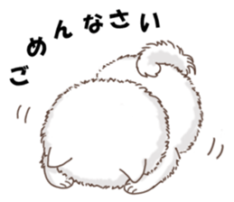 Dog with 40 emotion or pattern sticker #7131161