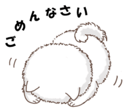 Dog with 40 emotion or pattern sticker #7131161