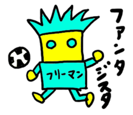 free-man(mobappu series) sticker #7131246