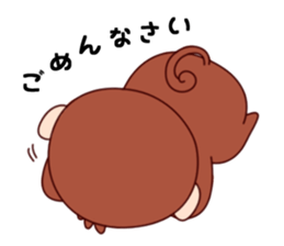 Monkey with 40 emotion or pattern sticker #7131401