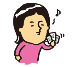 cool woman, Yoshiko sticker #7131700