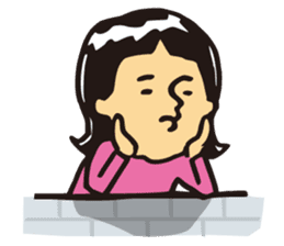 cool woman, Yoshiko sticker #7131713