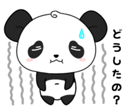 Panda with 40 emotion or pattern sticker #7131769