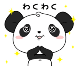 Panda with 40 emotion or pattern sticker #7131771
