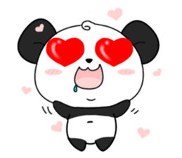 Panda with 40 emotion or pattern sticker #7131772