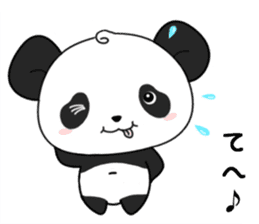 Panda with 40 emotion or pattern sticker #7131774