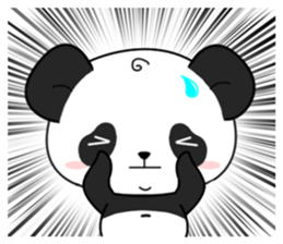Panda with 40 emotion or pattern sticker #7131780
