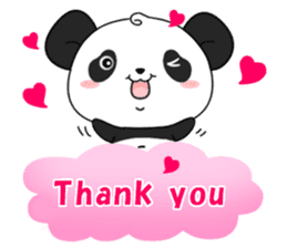 Panda with 40 emotion or pattern sticker #7131786