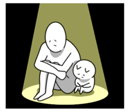 Cat and me. sticker #7132047