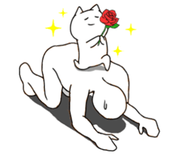 Cat and me. sticker #7132071