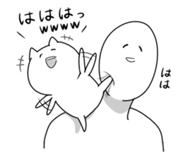 Cat and me. sticker #7132072