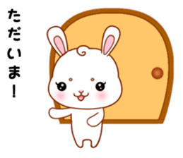 Rabbit with 40 emotion or pattern sticker #7132428