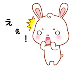 Rabbit with 40 emotion or pattern sticker #7132434