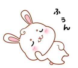 Rabbit with 40 emotion or pattern sticker #7132441