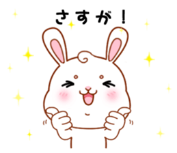 Rabbit with 40 emotion or pattern sticker #7132445