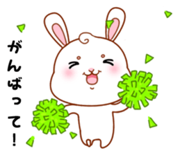 Rabbit with 40 emotion or pattern sticker #7132453