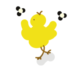 small bird lucky sticker #7132509