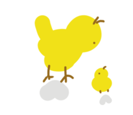 small bird lucky sticker #7132516