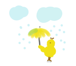 small bird lucky sticker #7132523