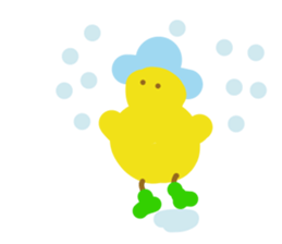 small bird lucky sticker #7132540