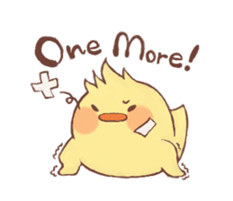 Motivated chick and Lackadaisical frog sticker #7132642