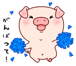 Pig with 40 emotion or pattern sticker #7133013