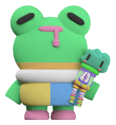 Mushbuh Froggy Couple Stickoid Pack sticker #7133930