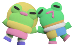 Mushbuh Froggy Couple Stickoid Pack sticker #7133941