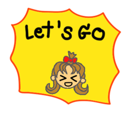 She is Naughty Girl! sticker #7134388