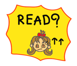 She is Naughty Girl! sticker #7134404