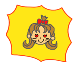 She is Naughty Girl! sticker #7134423