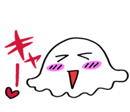 shiroi dehedehe sticker #7134727