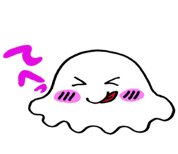 shiroi dehedehe sticker #7134735