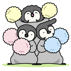 Cute emperor penguin chicks 3